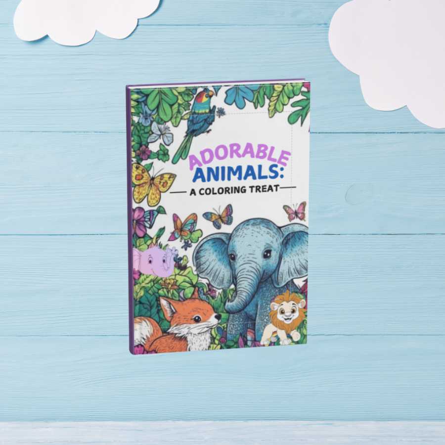Adorable Animal Coloring Book