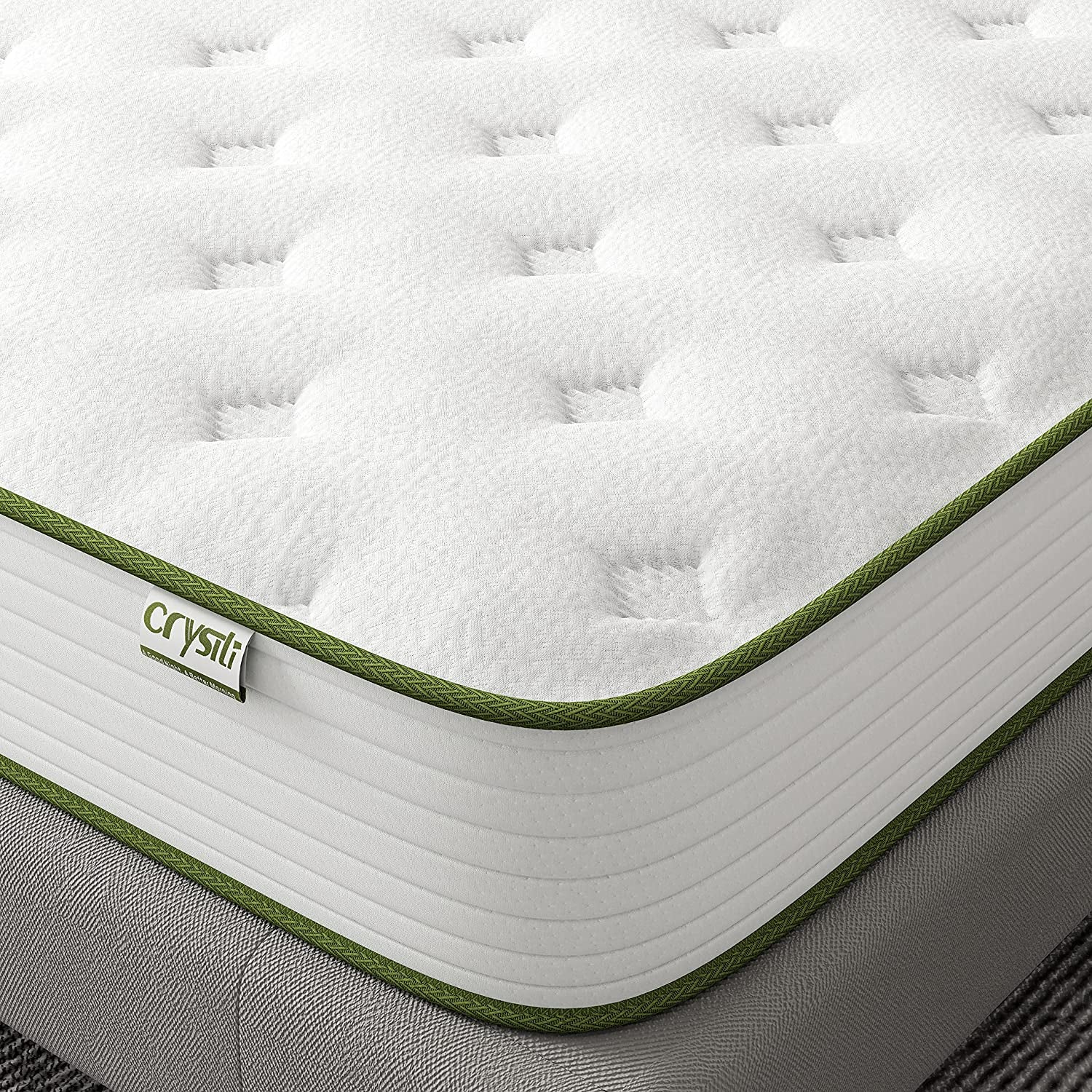 "Ultimate Comfort Full Size Memory Foam Hybrid Mattress - Certipur-Us Certified, Medium Firm, Pressure Relieving, and Supportive - Delivered in a Convenient Box!"